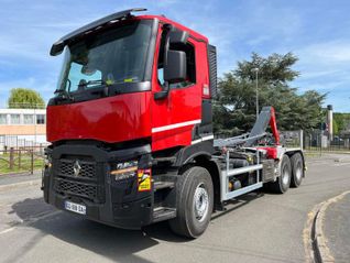 camion benne rouge